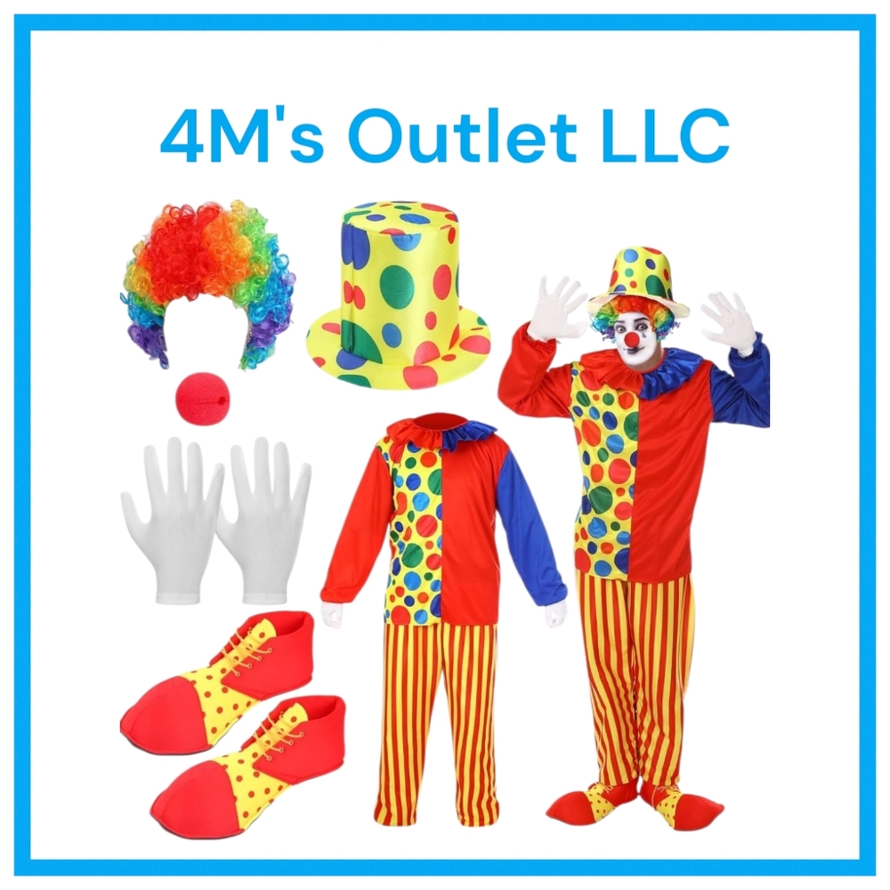 Colorful Clown Costume
